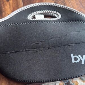 Byo Black Neoprene Lunch Tote